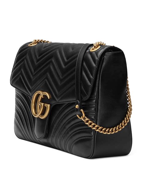 gucci gg marmont black backpack|gucci marmont large shoulder bag.